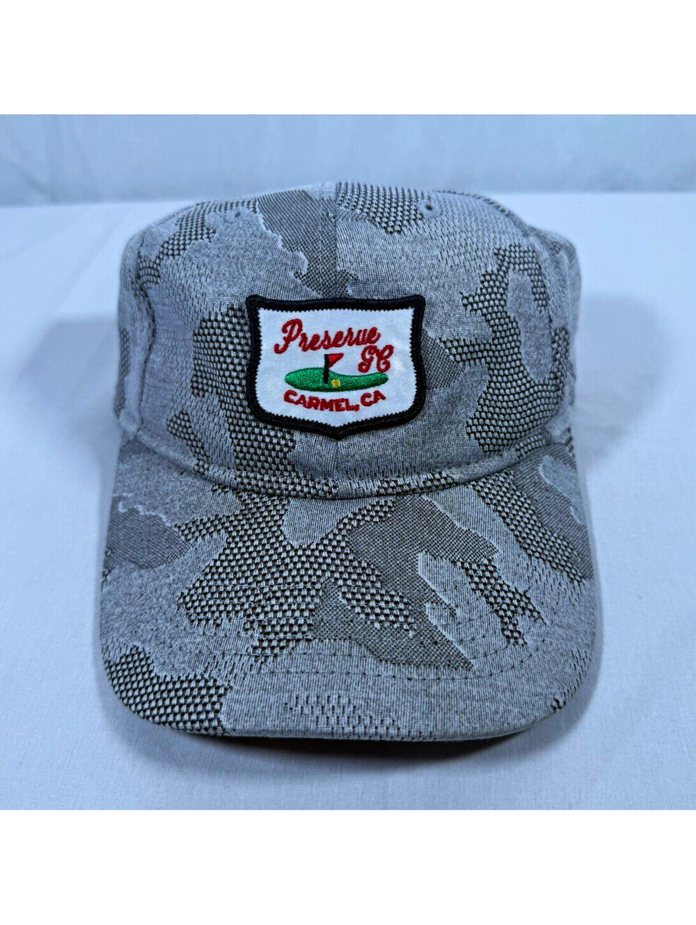 Imperial Baseball Cap Gray Camouflage One Size Adjustable Unisex Adults Golf